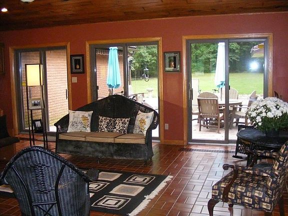 Gorgeous year round sunroom off the kitchen