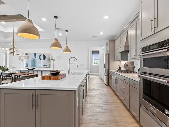 Gourmet kitchen with ample storage