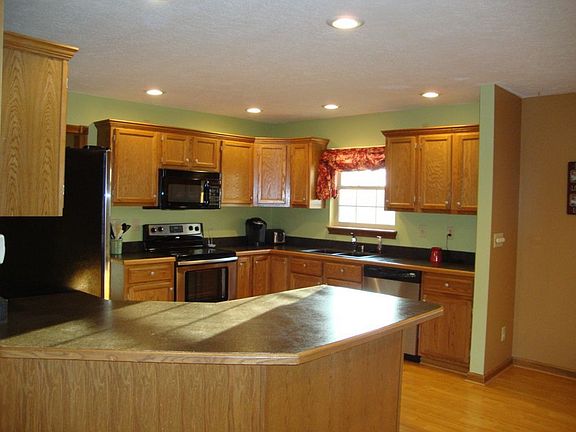 All stainless steel appliances included in this gorgeous kitchen