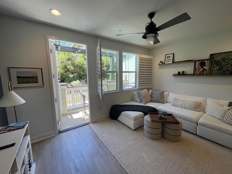 Home backs up to quiet and private green space.