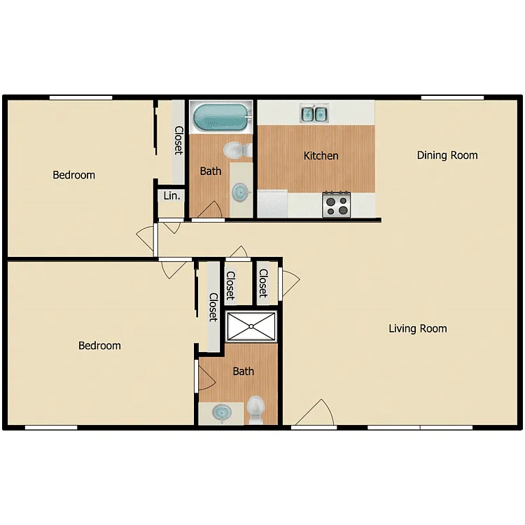 Floor plan Plan I