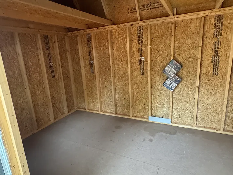 inside of shed