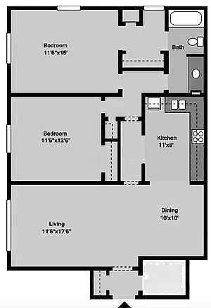 Floor plan St Clair
