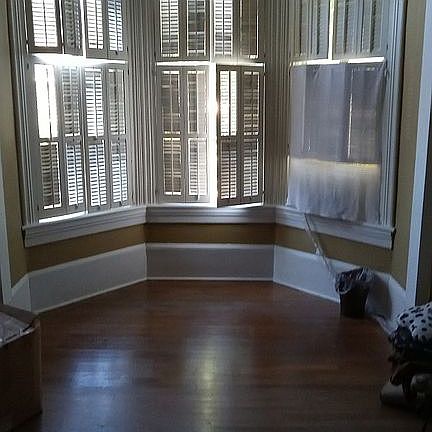 Front bay window area