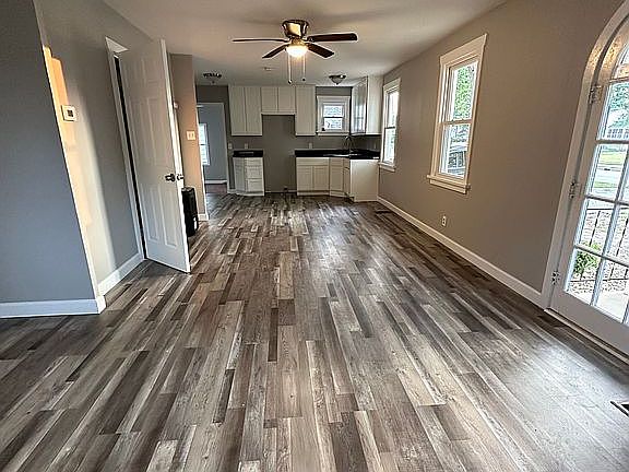 Main room and kitchen