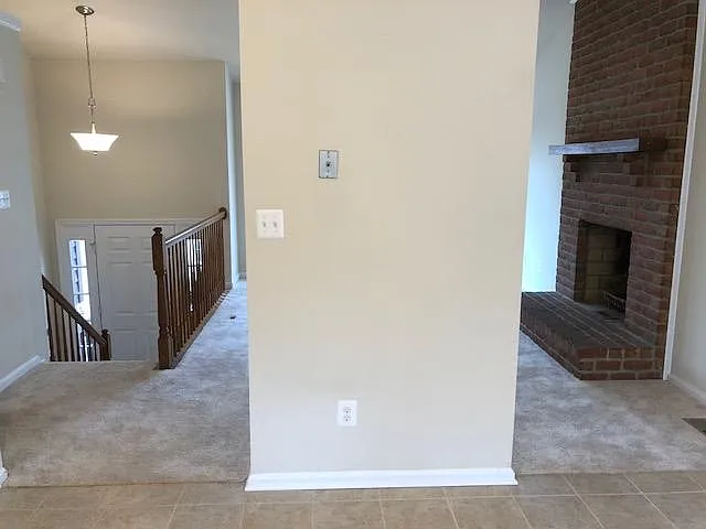 Kitchen View to Living Room