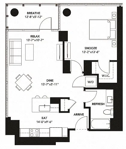 Floor plan 840