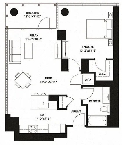 Floor plan 840