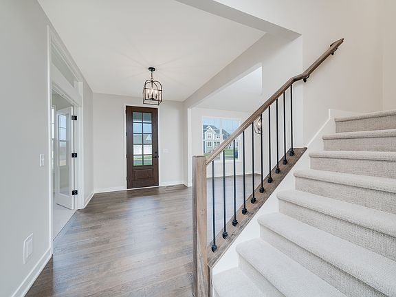 Stock photo not meant to represent final colors and finishes of home under construction.