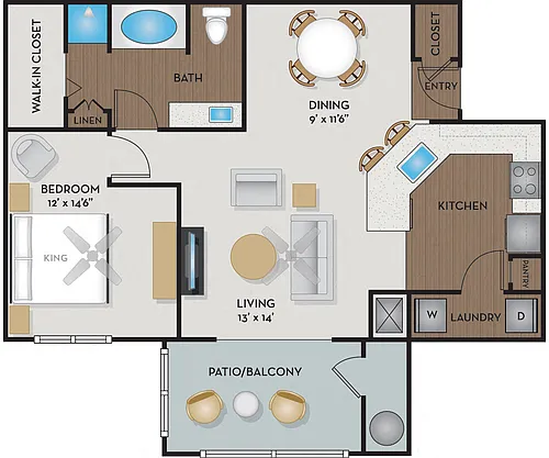 Floor plan El Paso
