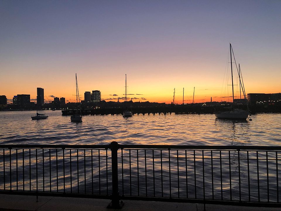 Nearby Piers Park at Sunset