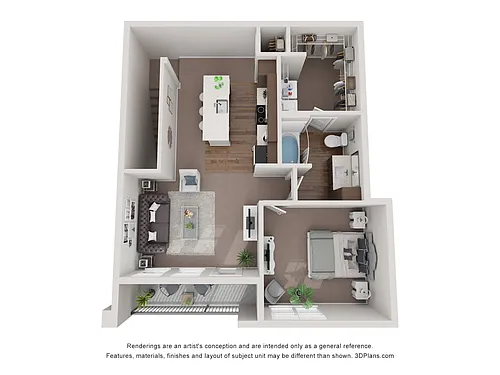Floor plan Cunningham