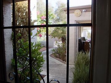 Wrought iron security doors