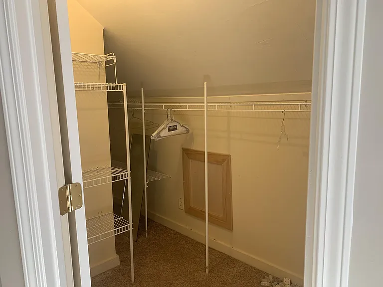 Second floor walk-in closet