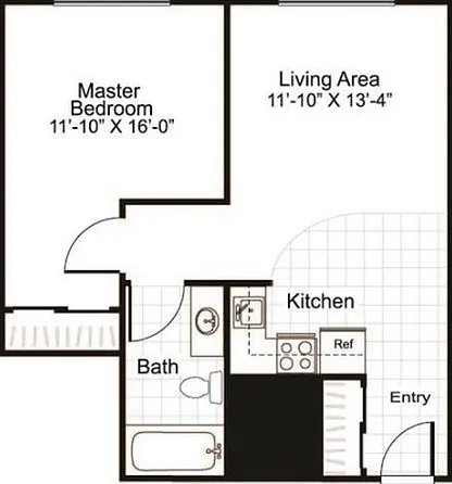 1 Bed and 1 Bath 1 Bed and 1 Bath