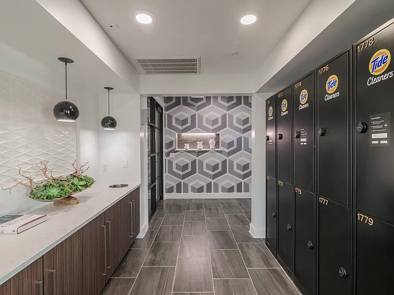 Tide Lockers at Abstract at Design District in Dallas TX, 75207