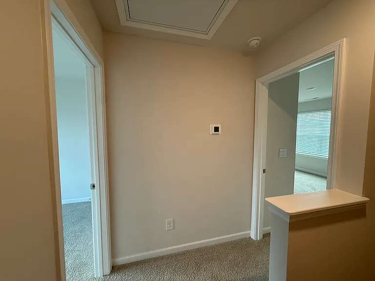 Upstairs.
Left: Second Bedroom. 
Right: Master Bedroom.