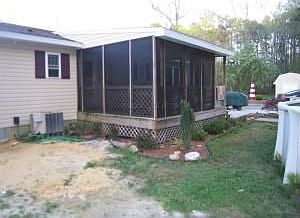 Back screened porch