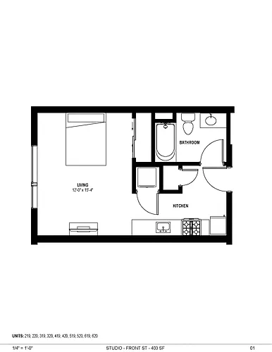 Floor plan The Collins