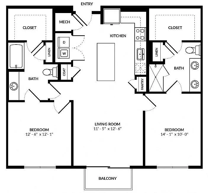 Floor plan B1