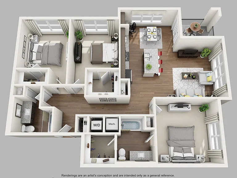 Grand floor plan M Station