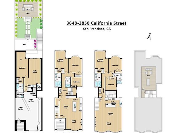 4th image of 3848-3850 California St
