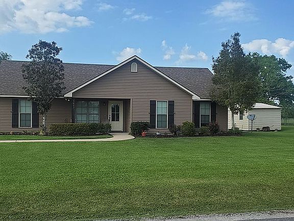 Front of home and shed
