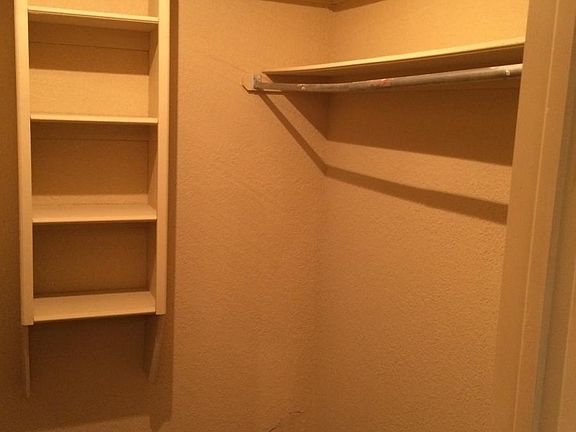 Walk in closets all bedrooms