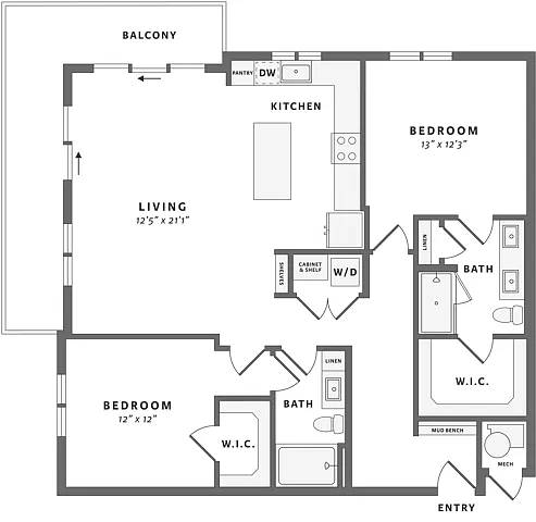 Floor plan B6