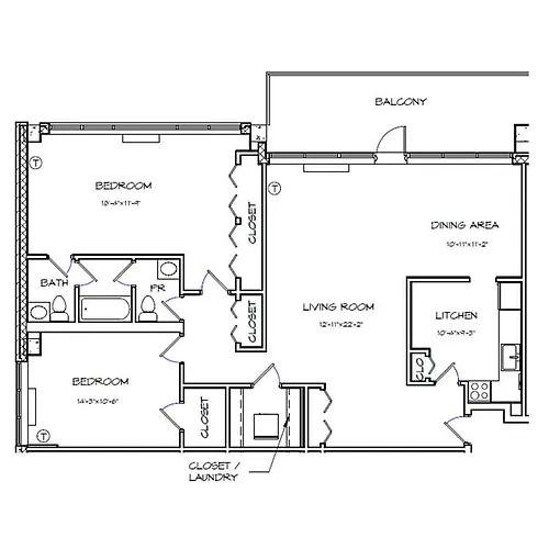 Floor plan B9 WF 80