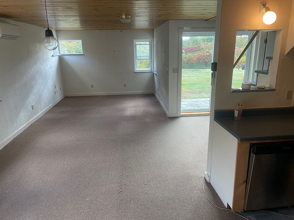 Living room and dining area