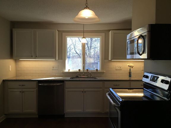 View of kitchen from dining room