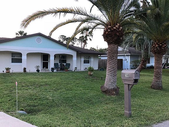 Full view with palms