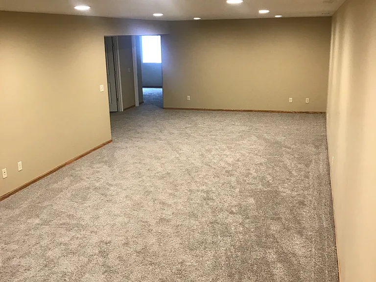 Very large finished basement