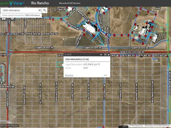 2824 Braunfels St, Rio Rancho, NM 87144