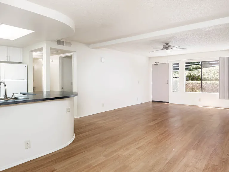 Living Room with Hard Surface Flooring