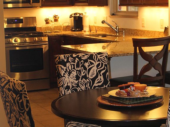 Dining room open to kitchen