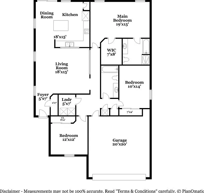 3 bed, 2.0 bath, 1591 sqft, $1,945 — Photo 2