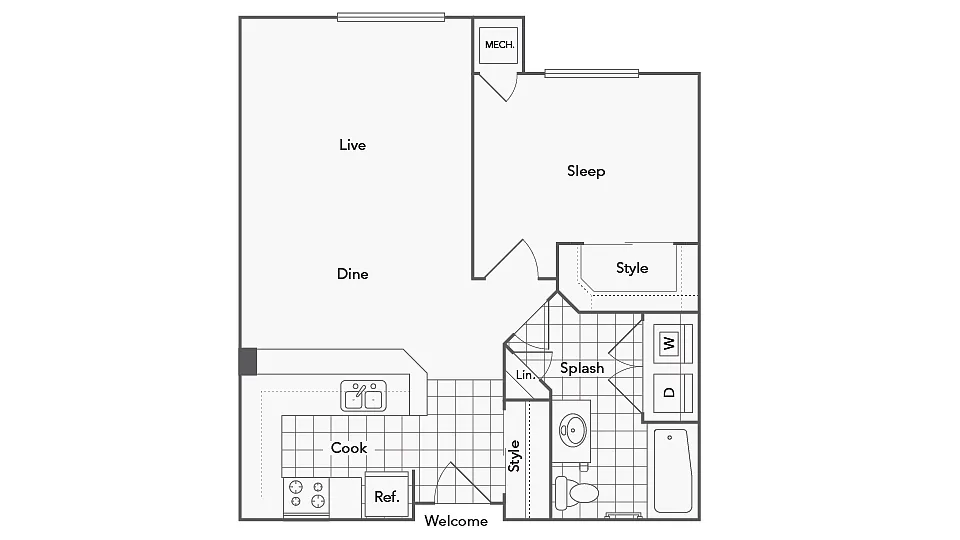 Floor plan A1
