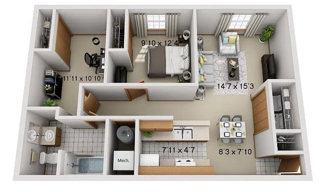 Floor plan A5 Classic