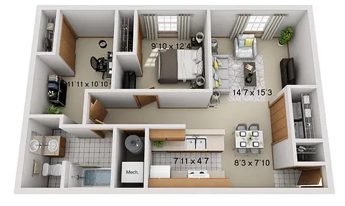 Floor plan A5 Classic