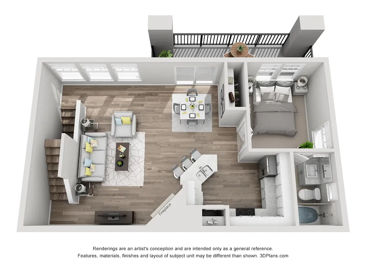 Floor plan D1