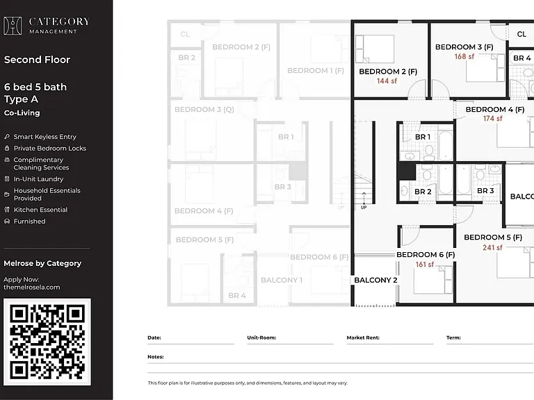 Suite 1 _ Private Bedrooms in 6 Bed 5 Bath Co-Living Apartment Suite 1 _ Private Bedrooms in 6 Bed 5 Bath Co-Living Apartment