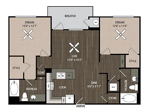 Floor plan B8