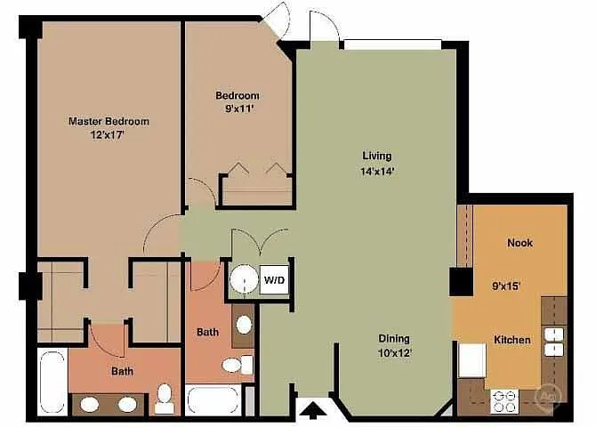 Floor plan Exeter