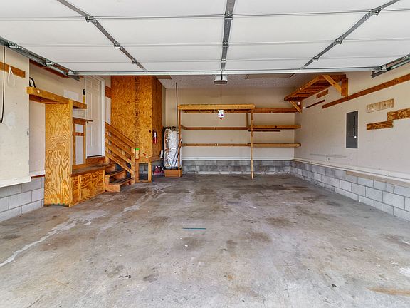 Large, two car garage