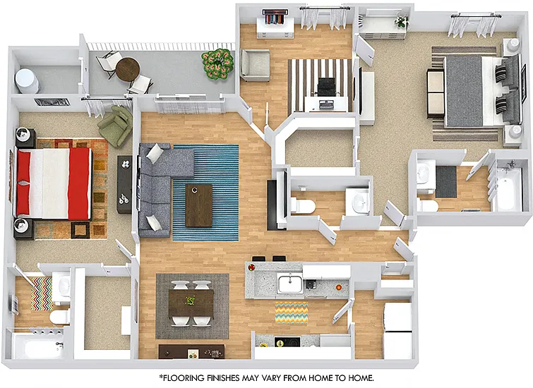 Floor plan Bexley with Den