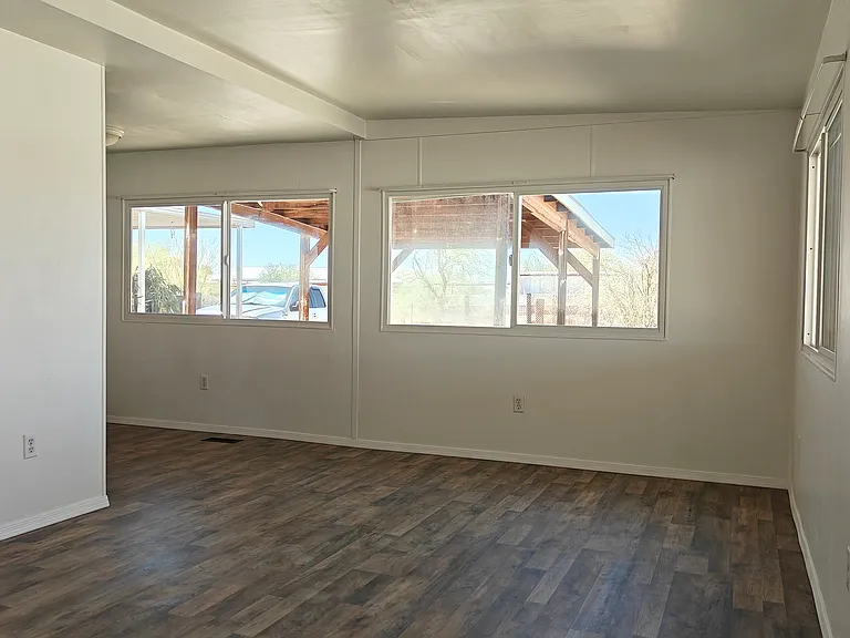 Living room as seen from the entry door