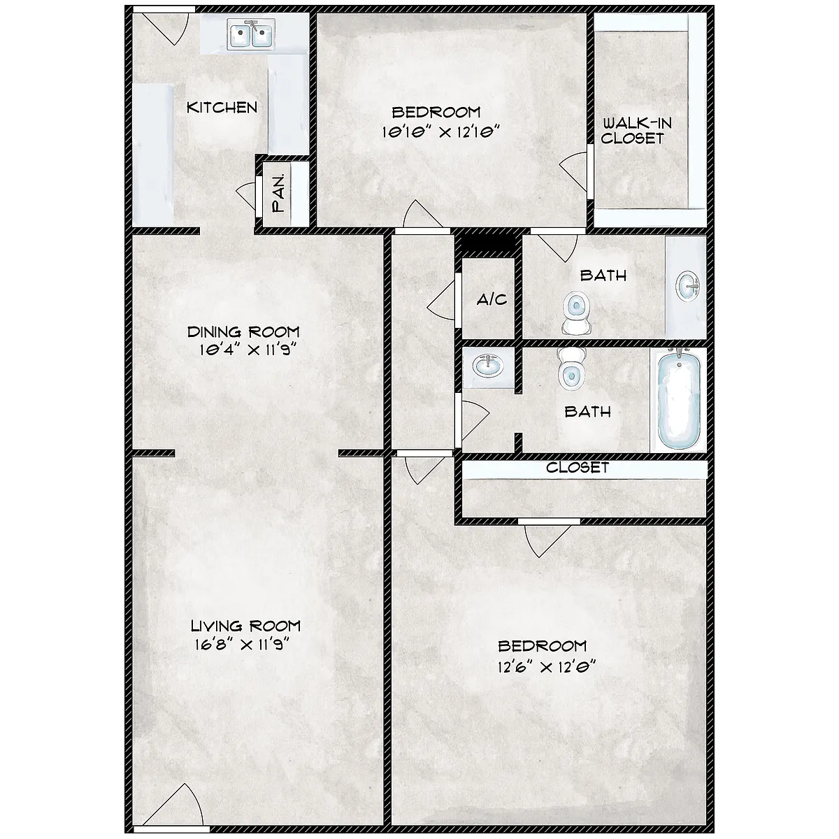 Floor plan B1