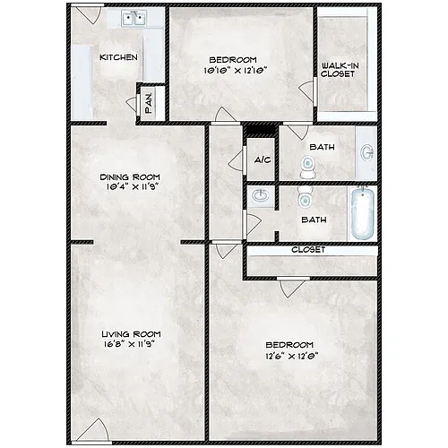 Floor plan B1